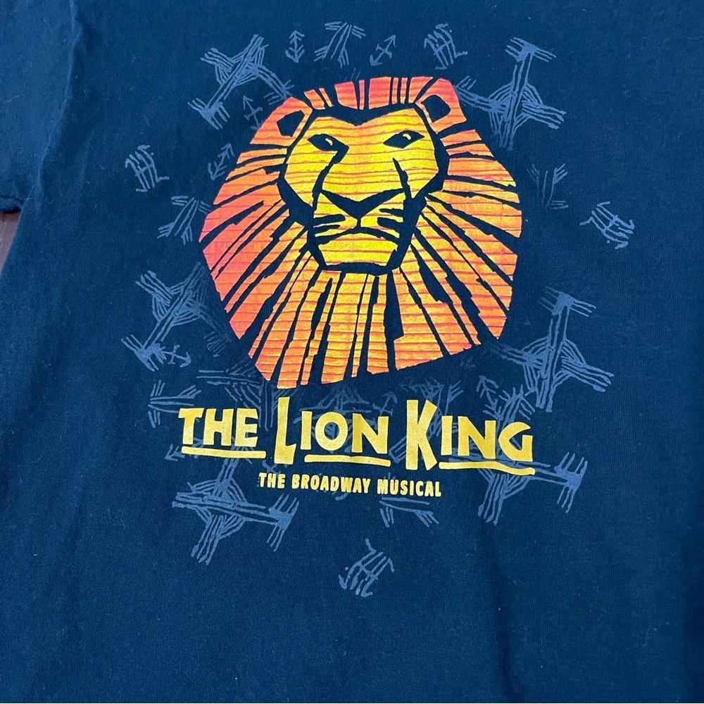 Disney The Lion King Broadway Musical Tshirt Youth Small Black - Picture 2 of 7